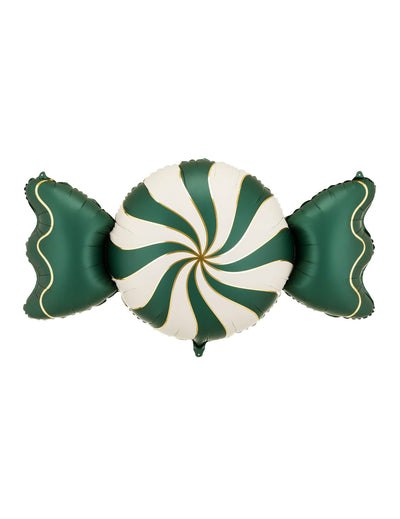 Aluminijski balon Bombon bež i zeleni 113 x 54 cm