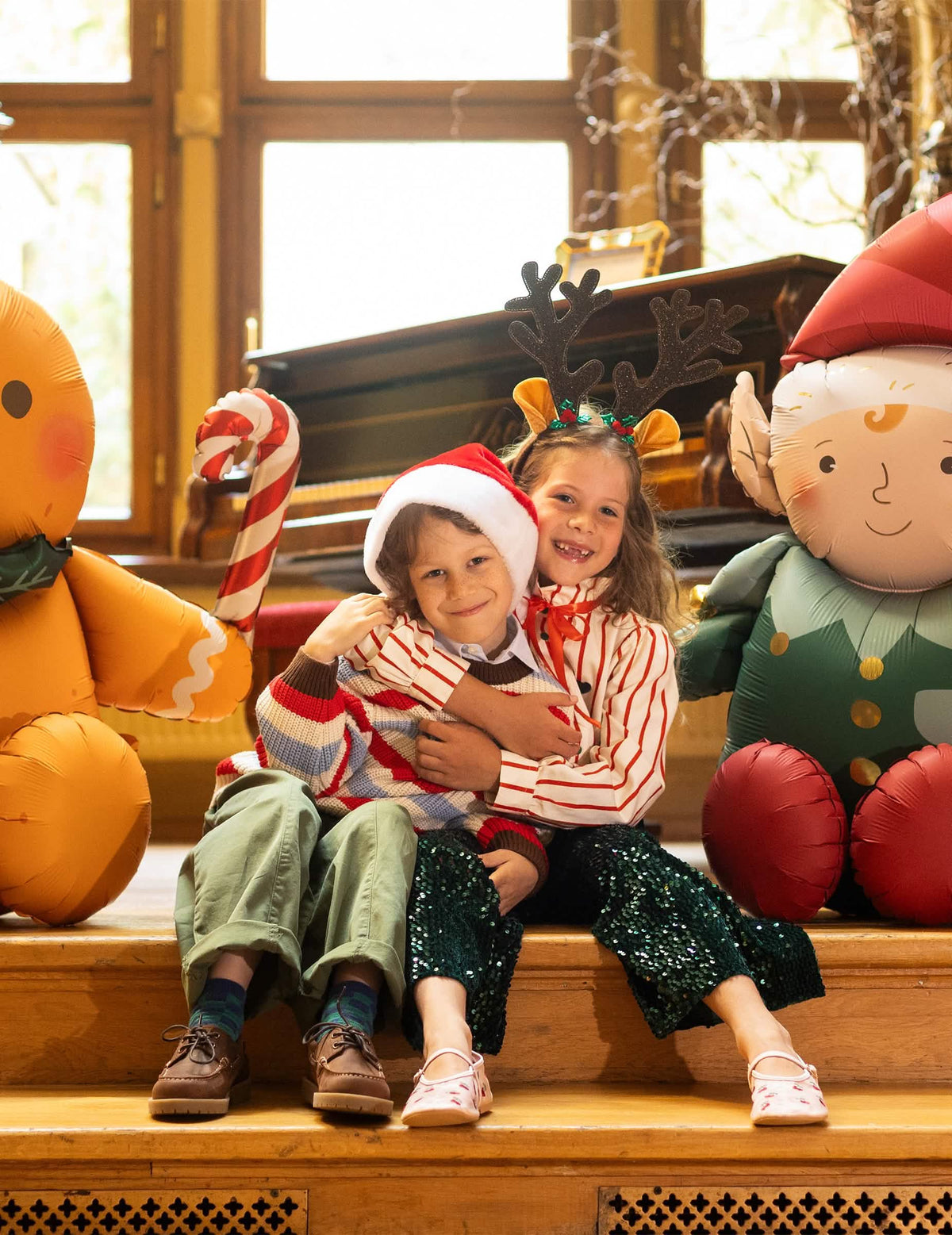 Balon od folije Gingerbread smeđi 85,5 x 80 cm