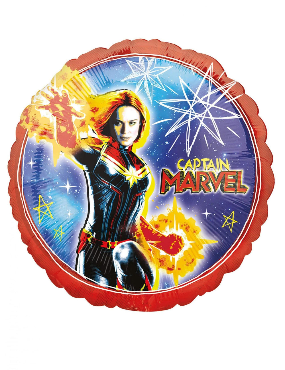 Balon od aluminija Captain Marvel crvena plava i žuta