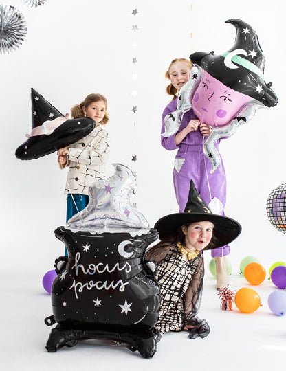 Aluminijski balon vještica šešir 66 x 57 cm