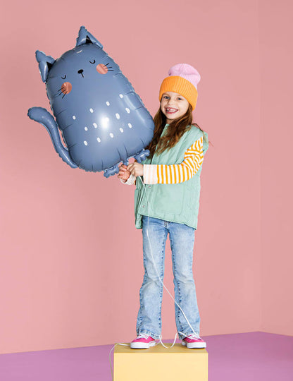 Aluminijski balon u obliku mačke 49 x 69 cm