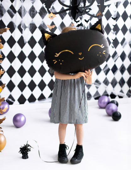 Black Cat Aluminij balon 48 x 36 cm