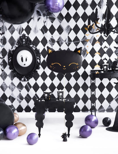 Black Cat Aluminij balon 48 x 36 cm