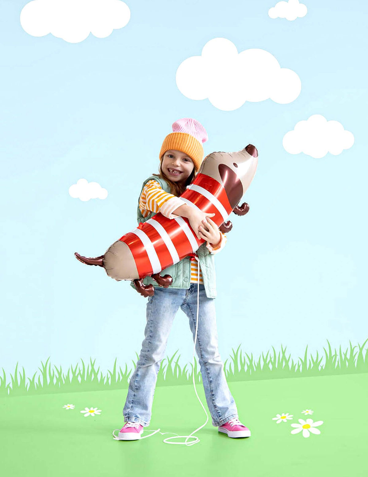 Aluminijski balon Pas 88 x 35 cm