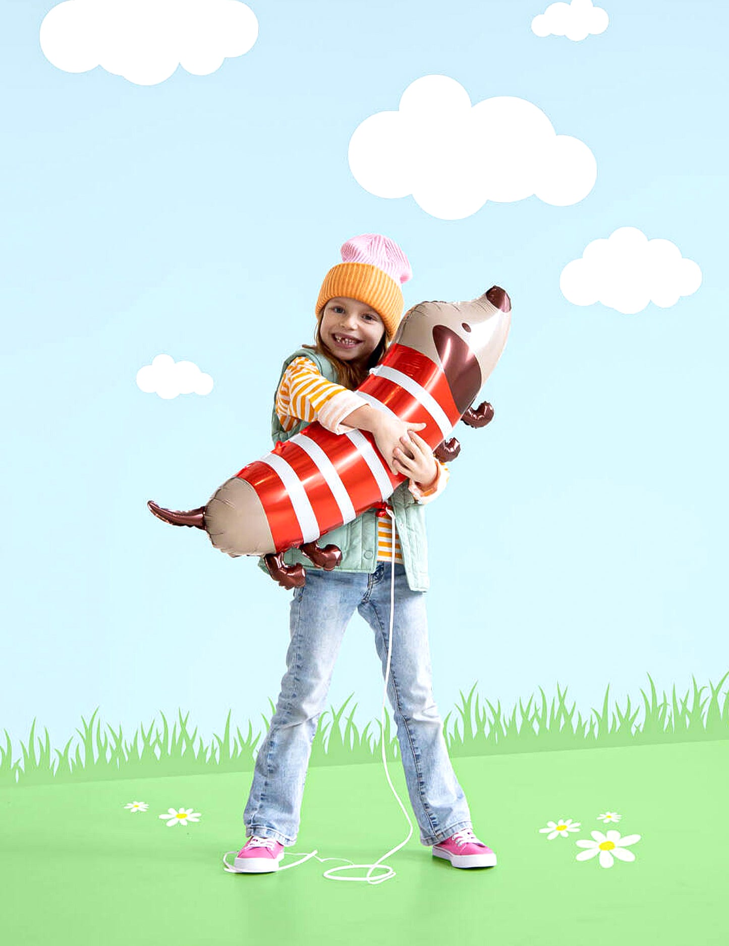 Aluminijski balon Pas 88 x 35 cm