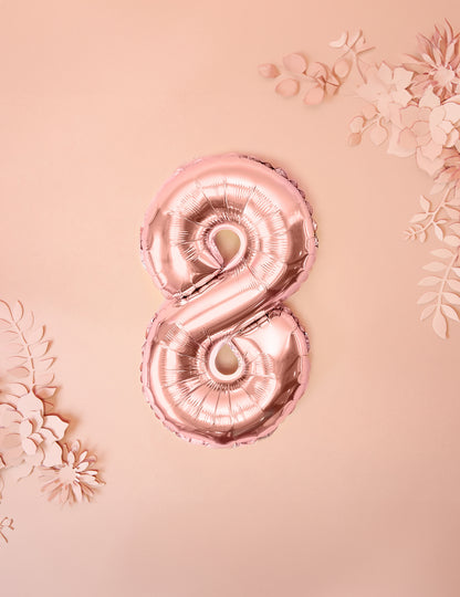 Aluminijski balon ruže zlato 36 cm