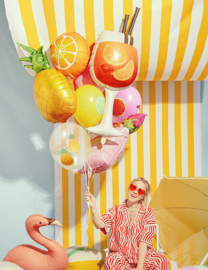 Aluminijski balon za koktel Spritz 34 x 100 cm