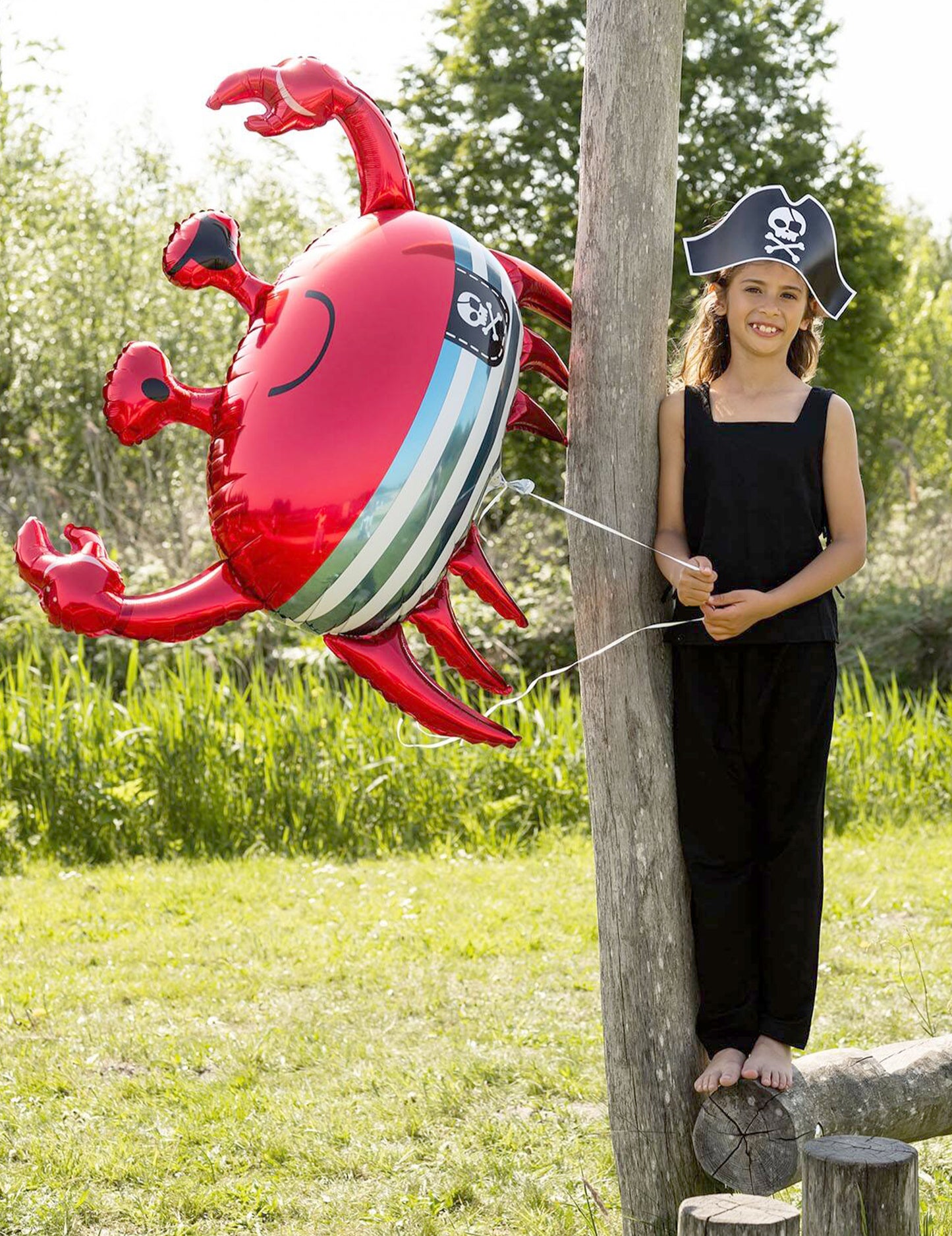 Aluminijski balon u obliku raka 93 x 75 cm