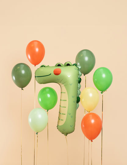 Aluminijska kugla krokodila 7 56 x 85 cm