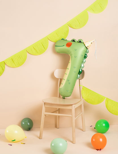 Aluminijska kugla krokodila 7 56 x 85 cm