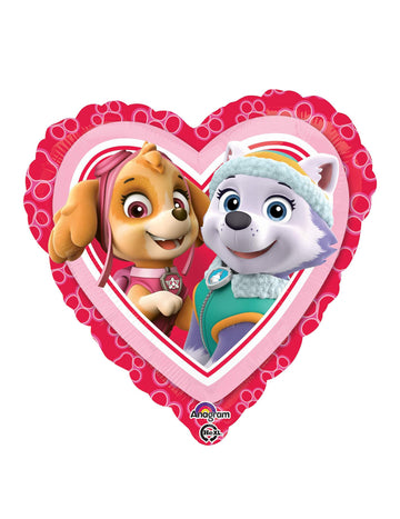 Folija u obliku balona u obliku srca Patrola 43 cm