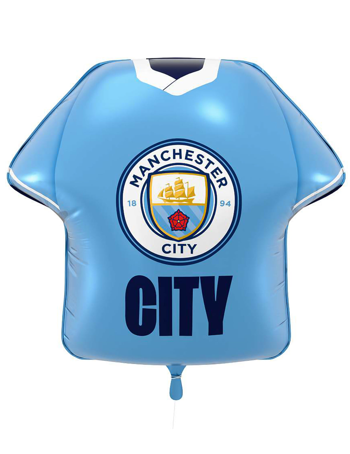 Aluminijski balon u obliku dresa Manchester City Football Club 52 x 51 cm