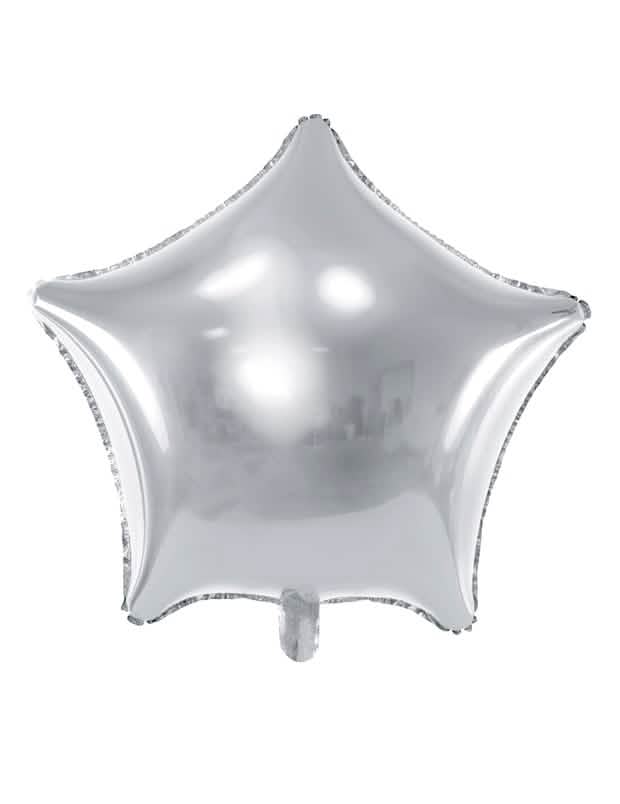 Aluminijski balon srebrna zvijezda