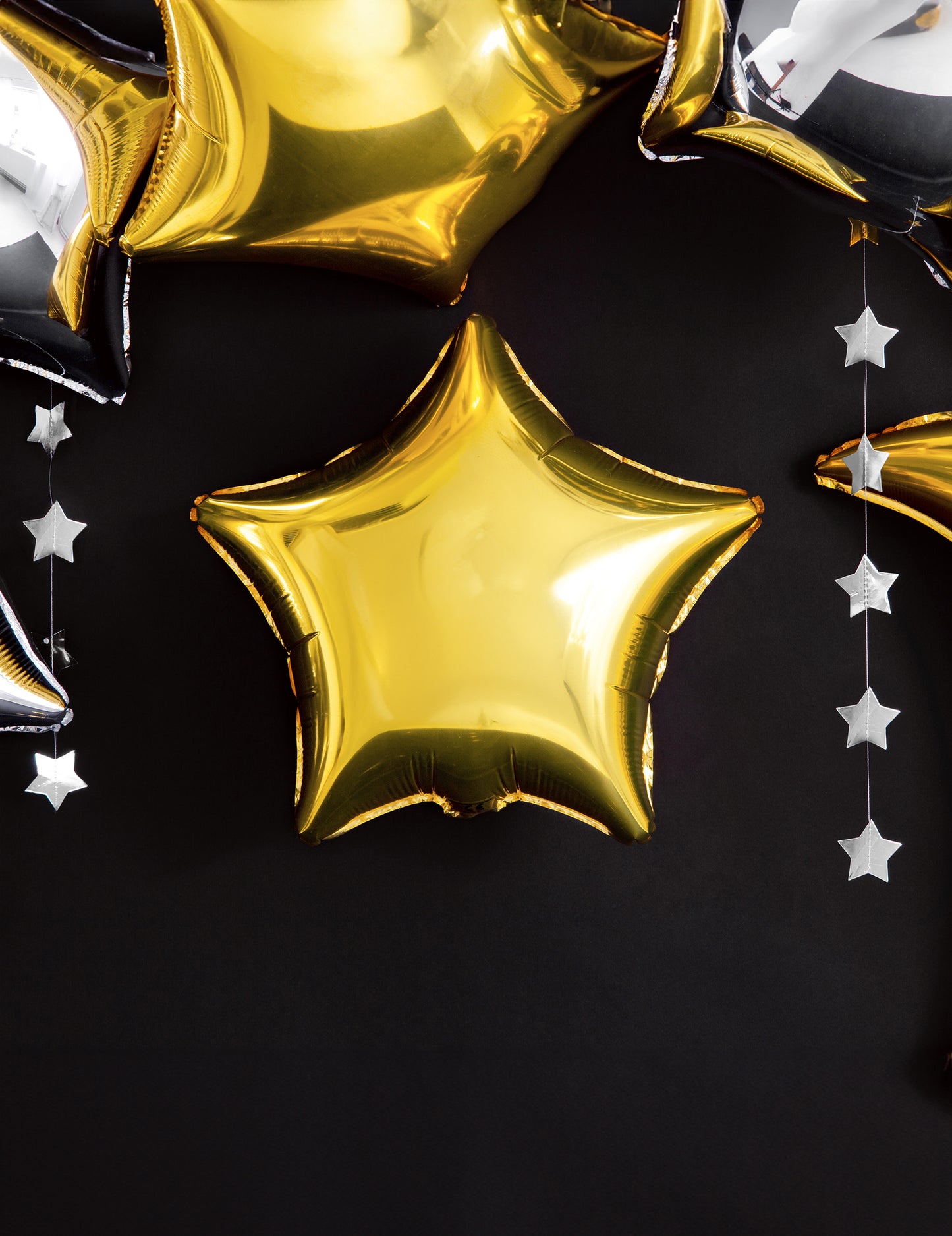 Zlatna zvijezda aluminijska kugla 45 cm