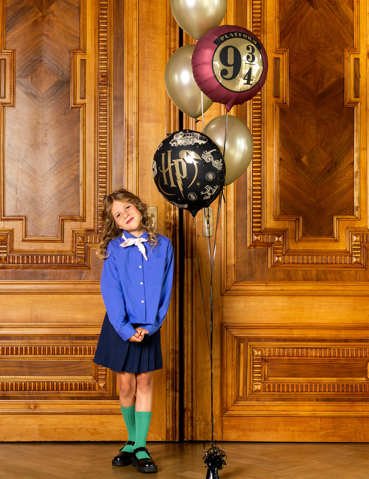 Ballon aluminium Harry Potter™ Voie 9 3/4 35 cm