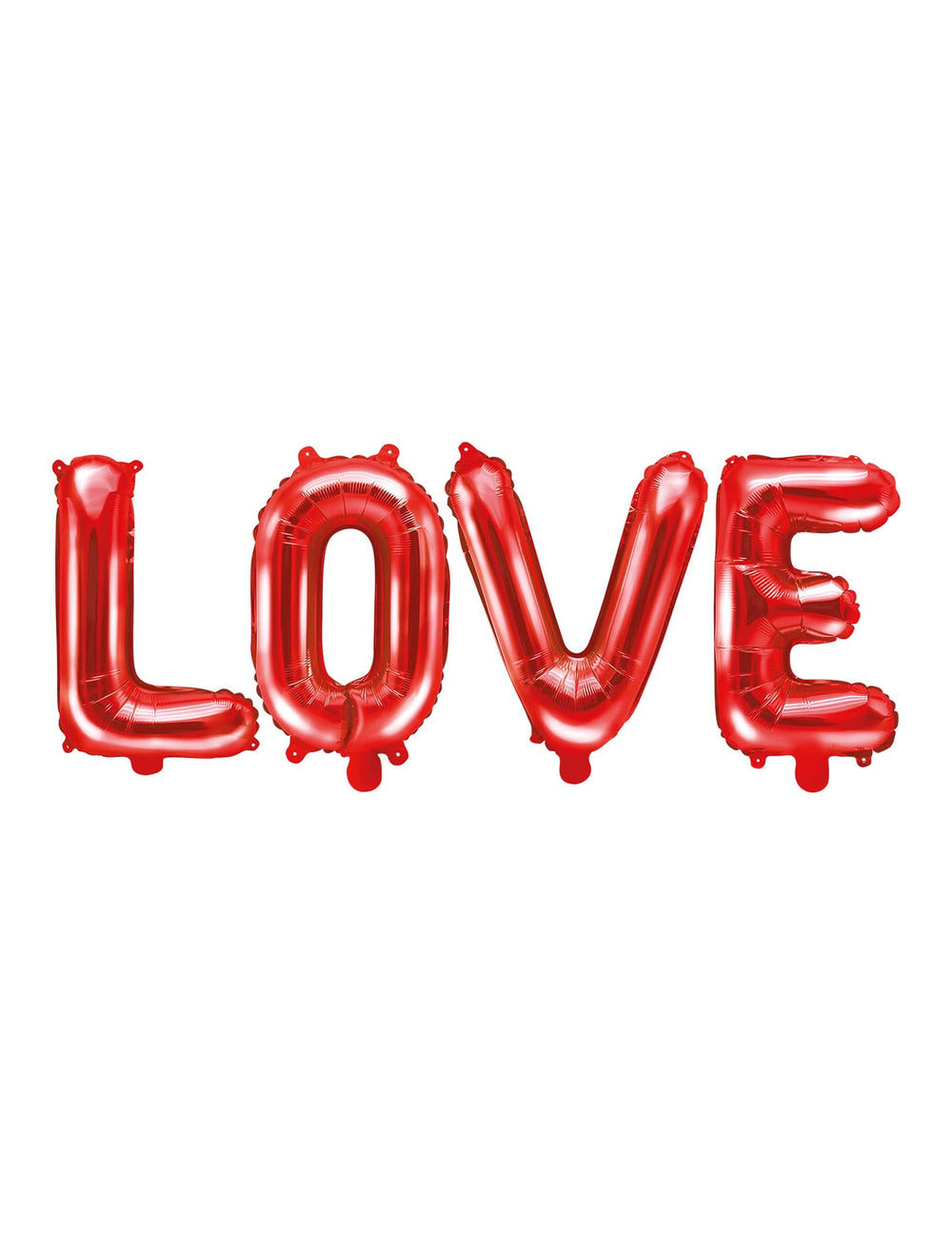 Balon od aluminija slova LOVE za vjenčanje crvena