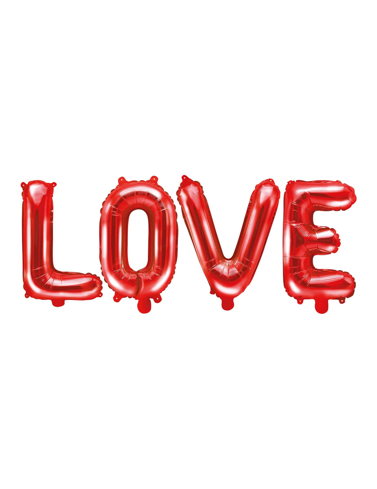 Balon od aluminija slova LOVE za vjenčanje crvena