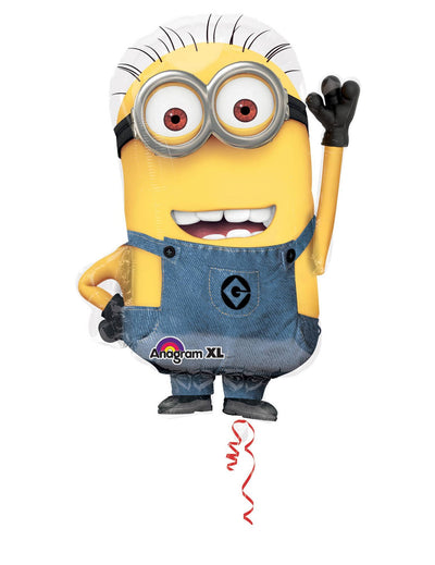Aluminijska balon Dave Minions za djecu u žutoj i plavoj boji