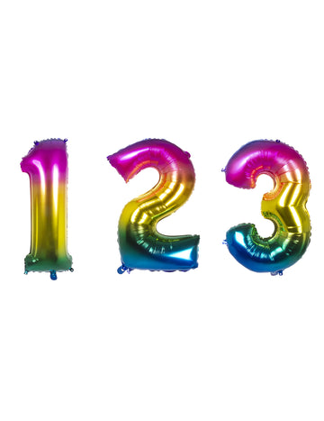 Višebojna aluminijska kugla 86 cm