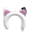 Ballon aluminium Oreilles de chat Gabby et la maison magique pour enfant blanc rose et noir