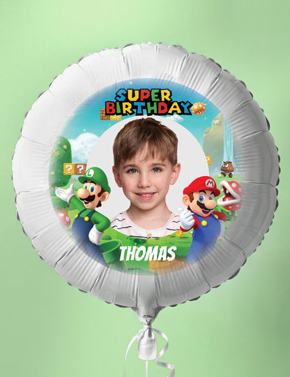 Personalizirani aluminijski balon Mario 50 cm