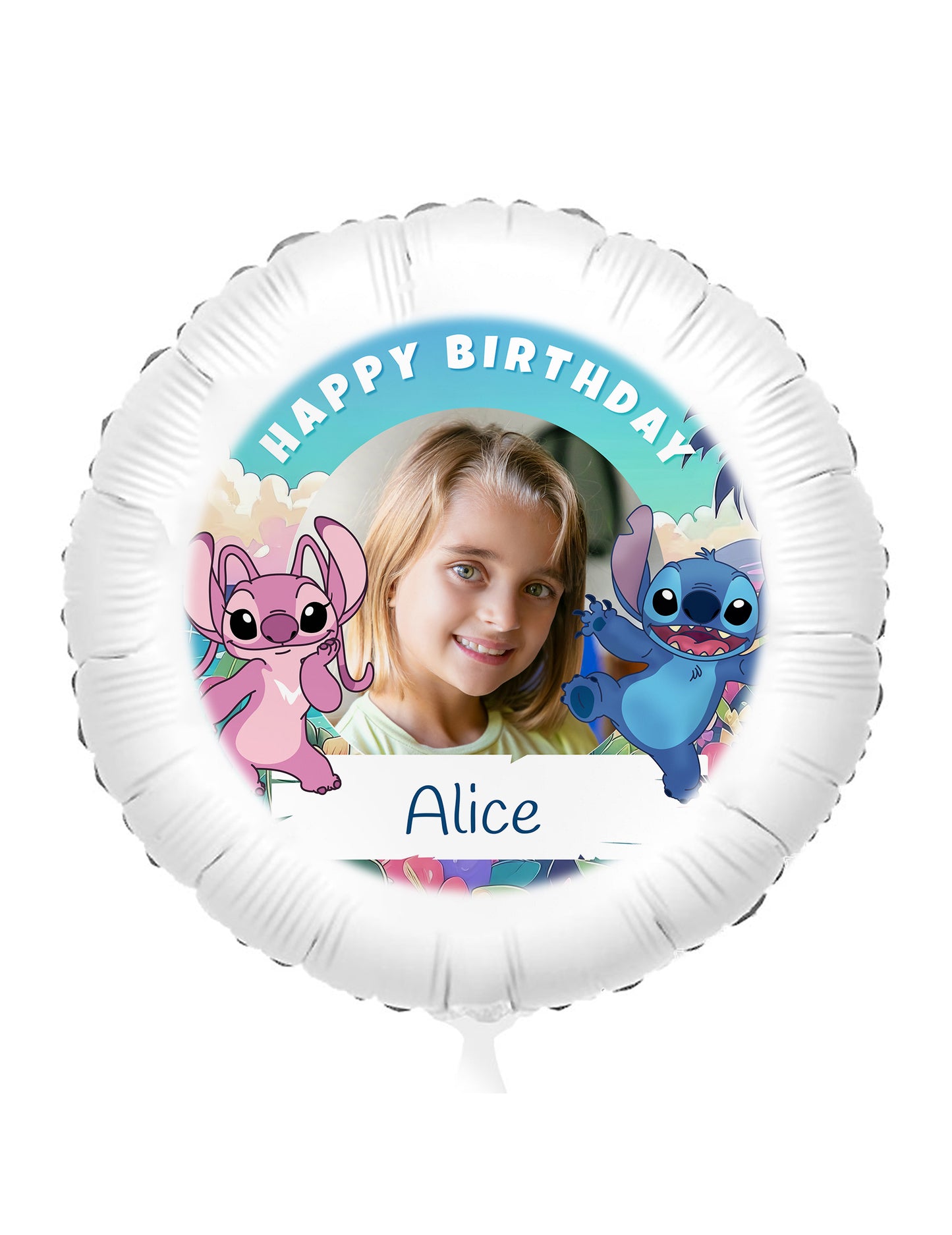 Personalizabilni aluminijski balon Stitch 50 cm