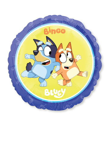 Okrugli aluminijski balon Bluey i bingo 43 cm
