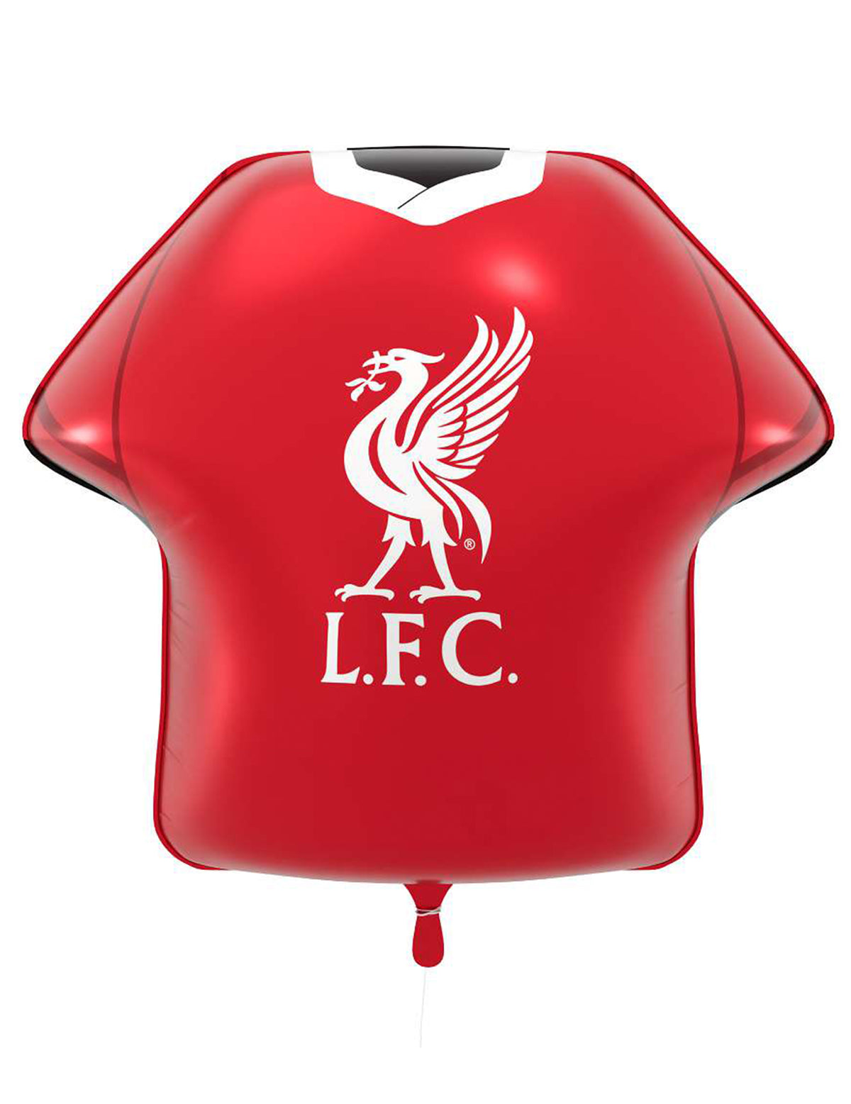 Crveni aluminijski balon u obliku dresa Liverpool Football Club 52 x 51 cm
