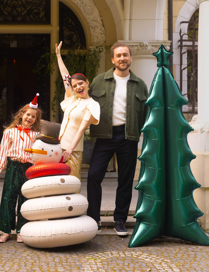 Aluminijski balon Božićno drvce XXL zeleni 77 x 184 cm