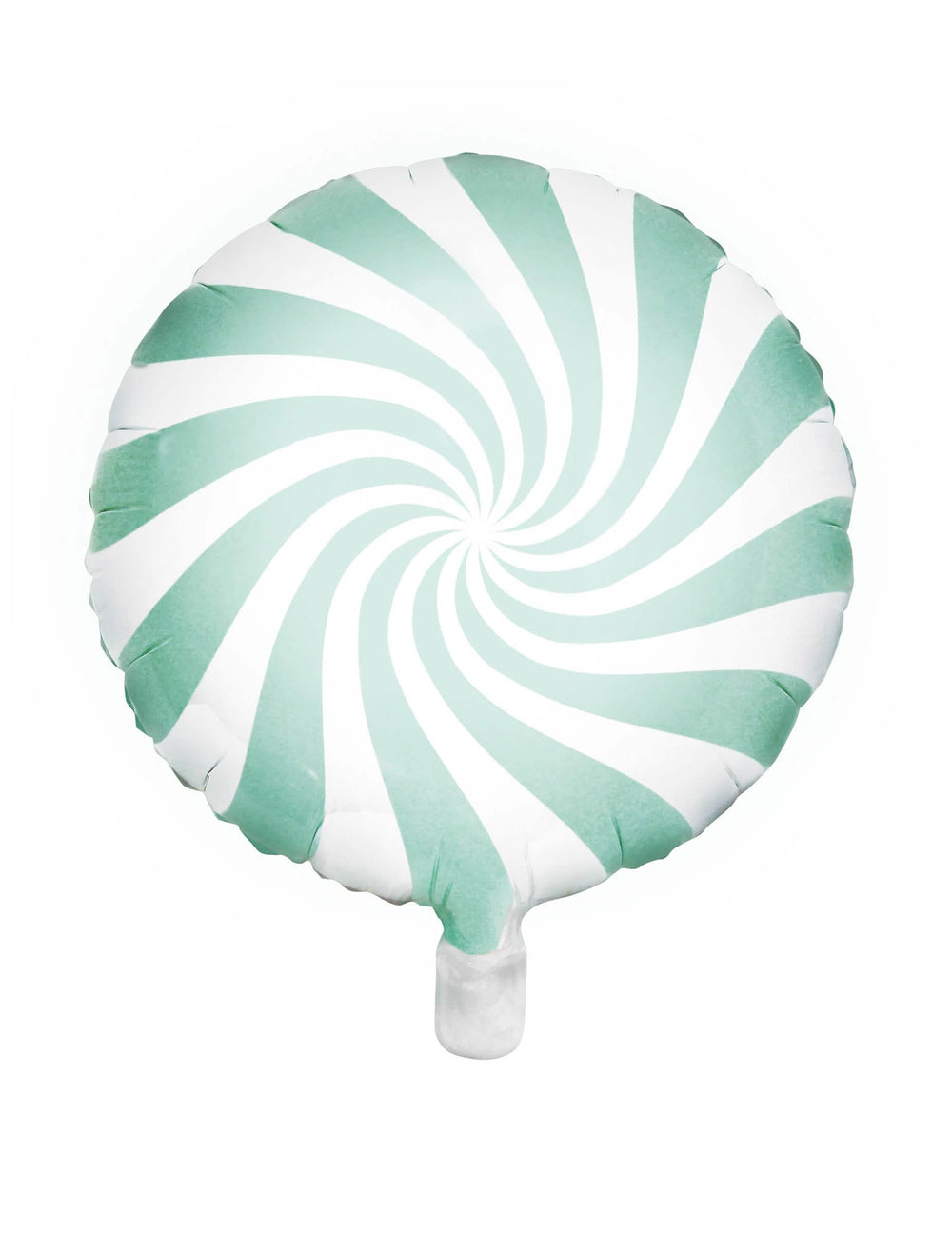 Balon od aluminija za zabavu, lizalica, mentol i bijela sa spiralama