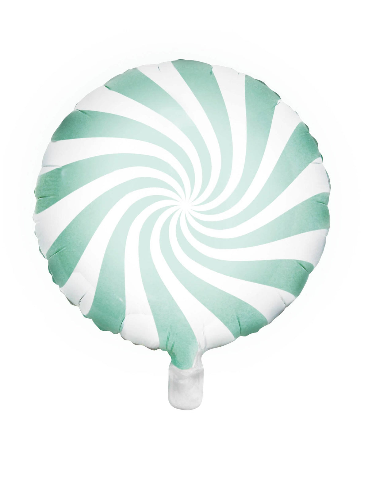 Balon od aluminija za zabavu, lizalica, mentol i bijela sa spiralama