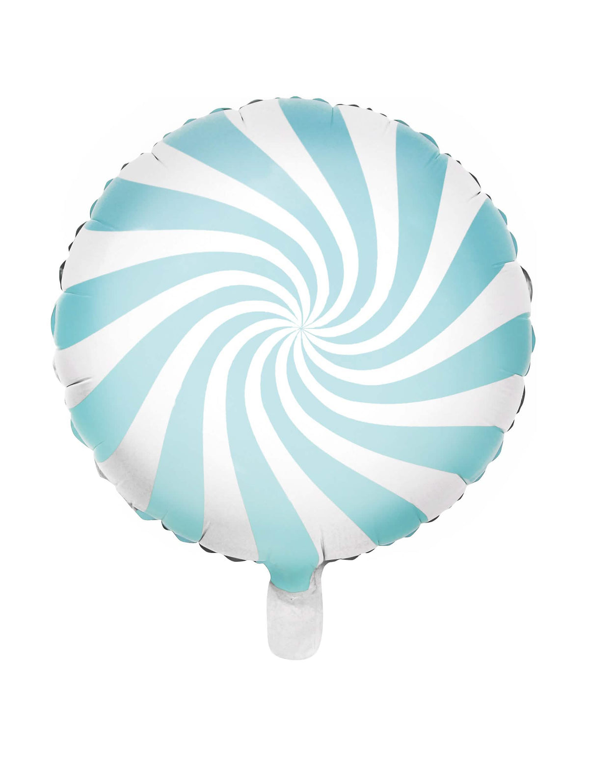 Balon od aluminija u obliku lizalice za zabavu tirkizna i bijela