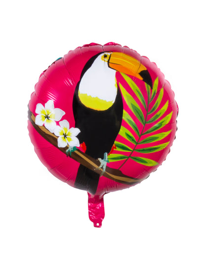 Plavi i fuschia 45 cm Blue Toucana aluminijski balon