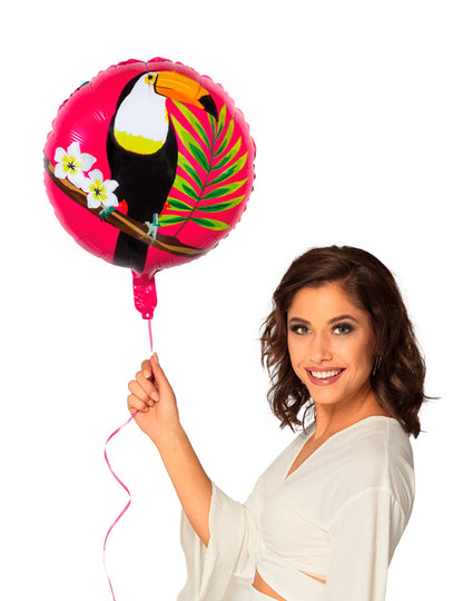Plavi i fuschia 45 cm Blue Toucana aluminijski balon