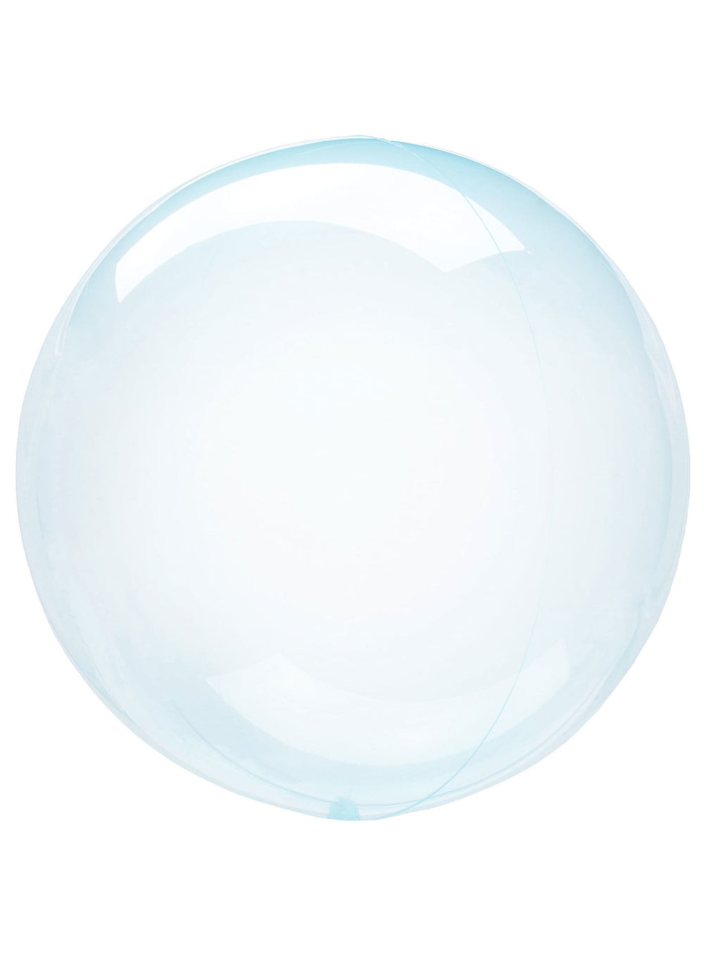 Ballon bulle cristal pour fête bleu