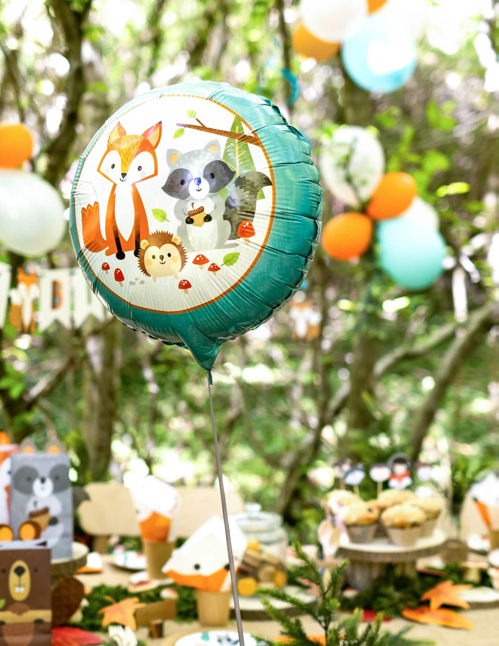 Seoski balon od aluminija za ukras za zabavu životinje iz šume