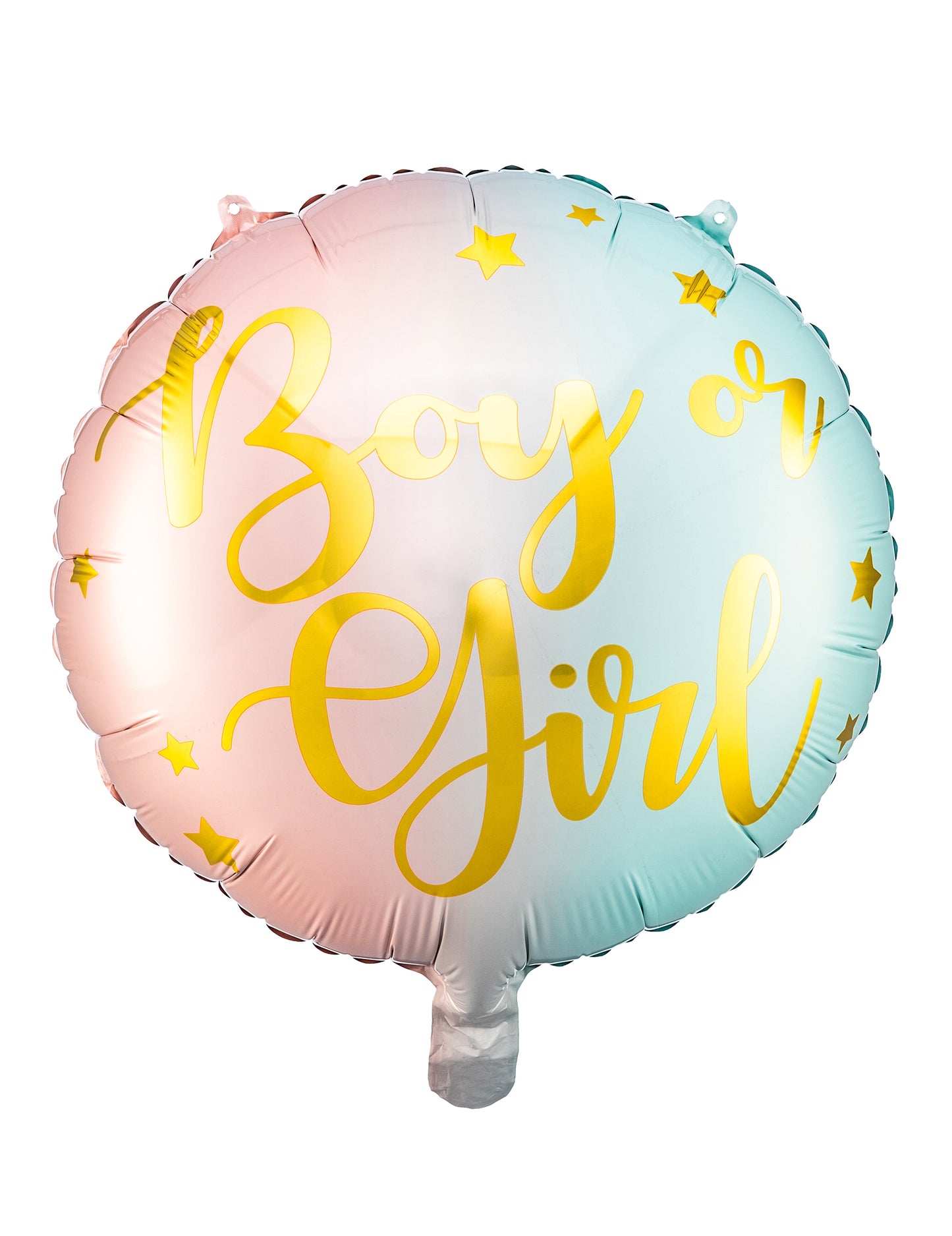Folija balon za dječaka ili djevojčicu pastelne boje 35 cm za otkrivanje spola