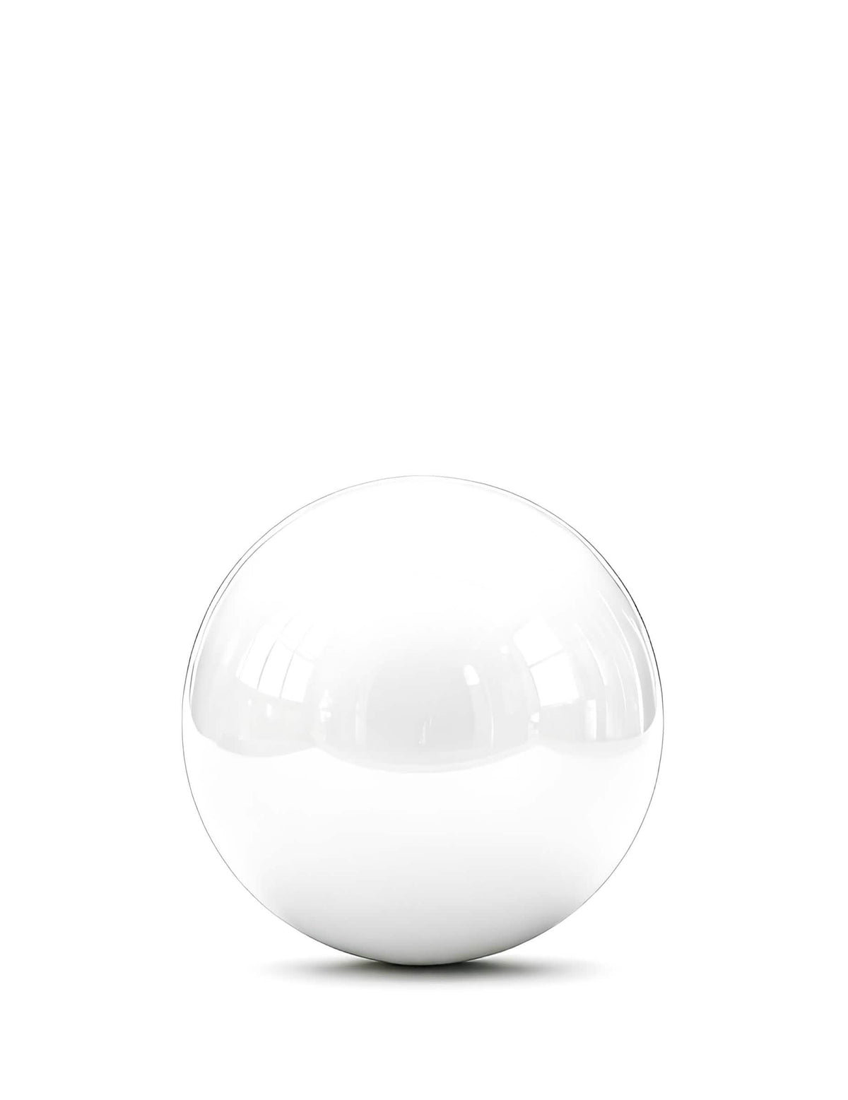 Divovski balon bijela ogledalo kugla 1m