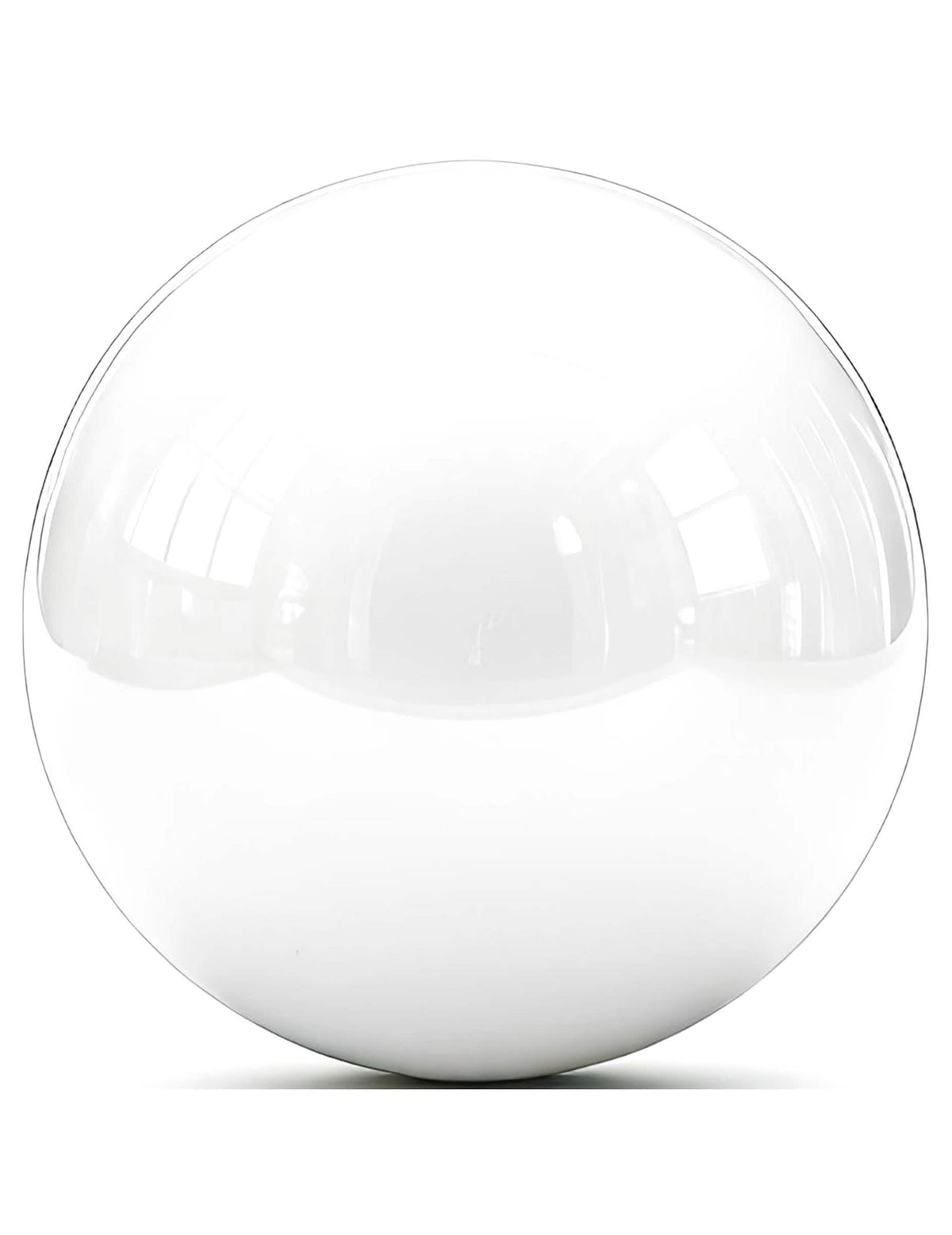 Divovski balon ogledalna kugla bijeli 200 cm