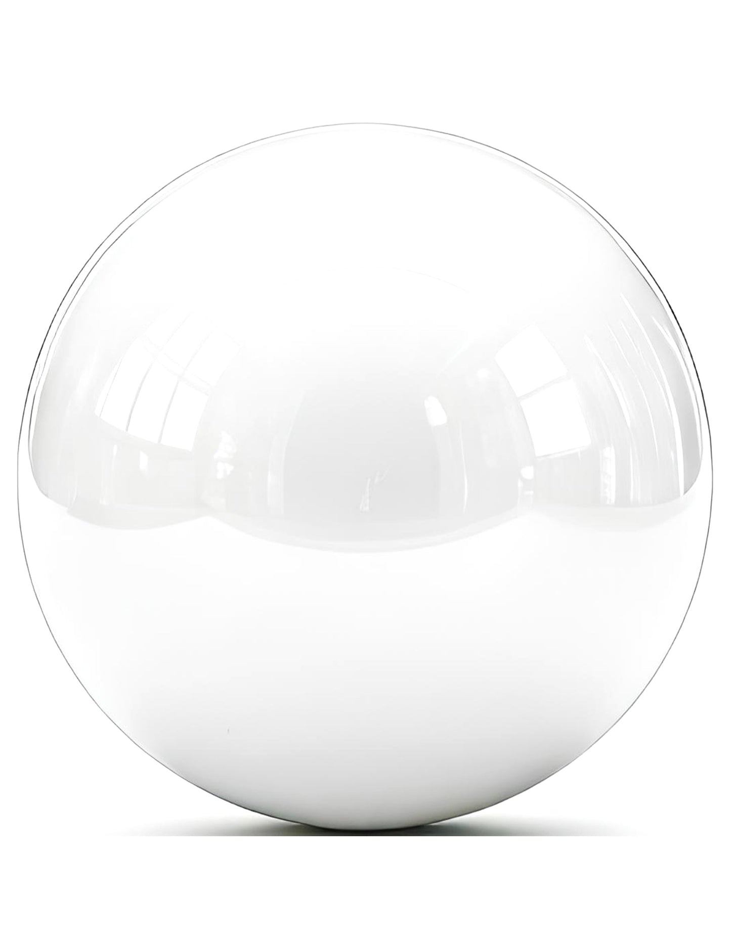 Divovski balon ogledalna kugla bijeli 200 cm