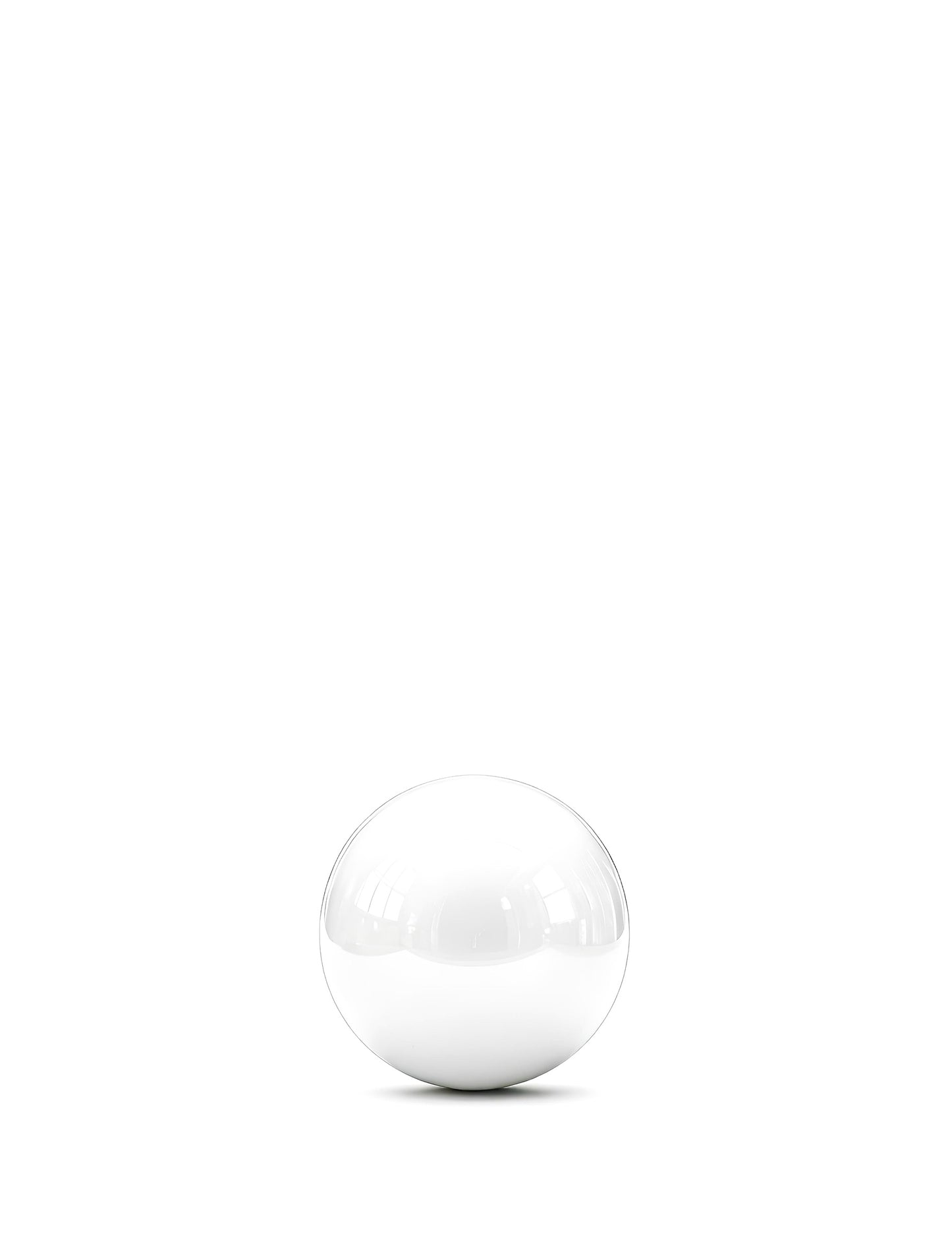 Divovski balon bijela ogledalo kugla 60 cm