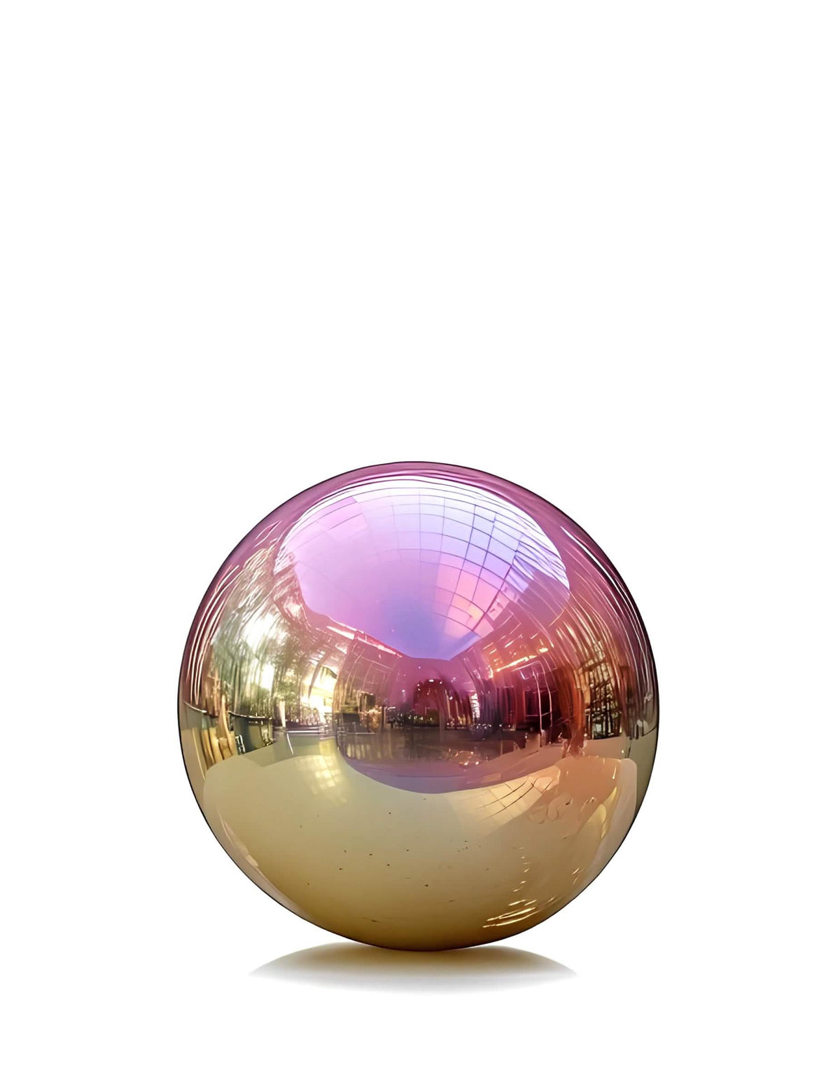 Divovski balon ogledalo kugla iridescentni 100 cm