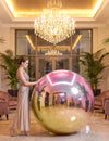 Divovski balon ogledalo kugla iridescentni 150 cm