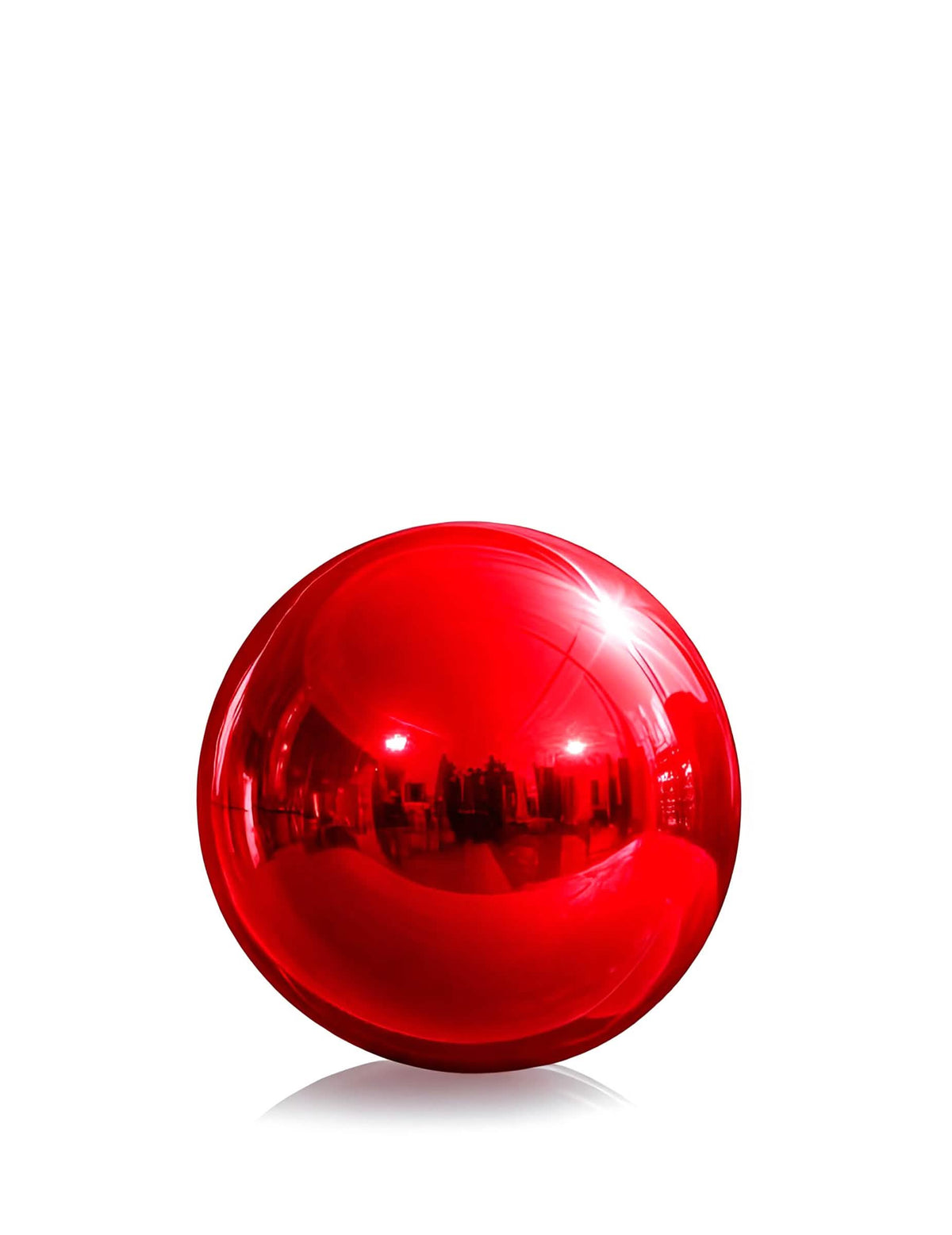 Gigantski balon crvena ogledalo kugla 100 cm