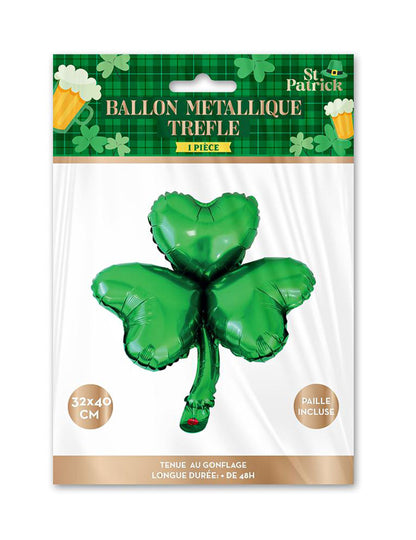 Metalni balon Trèfle St Patrick 40 cm