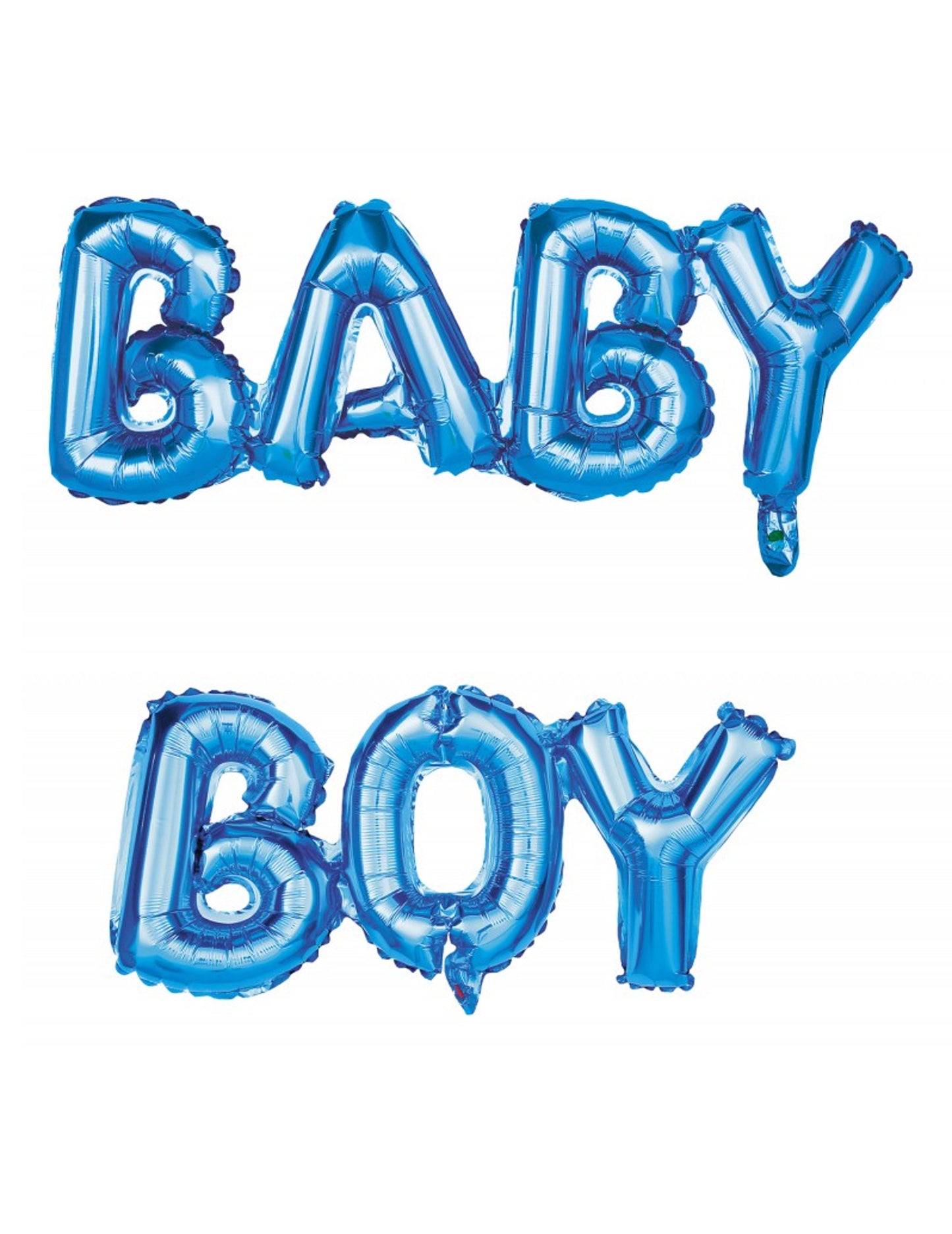 Plavi baloni od folije s natpisom za dječaka 118 x 24 cm za baby shower