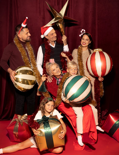 Folija baloni za božićne poklone 34 x 36 cm