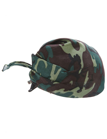 Bandana militaire pour adulte à motif camouflage