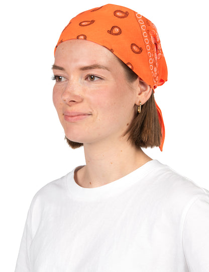 Odrasli fluorescentna narančasta bandana