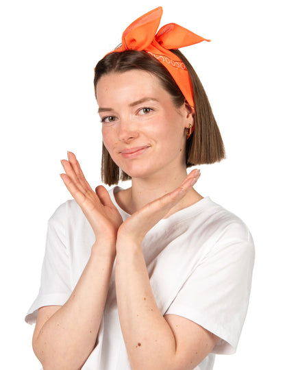 Odrasli fluorescentna narančasta bandana